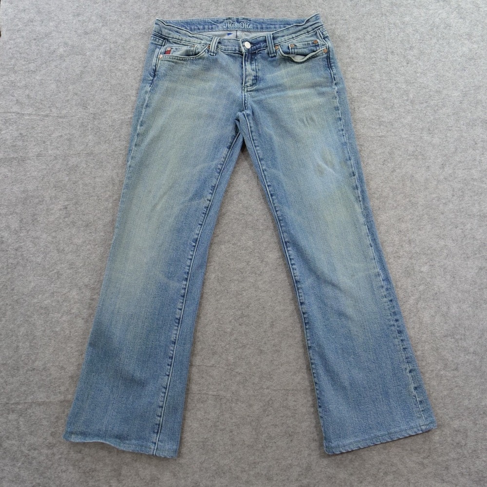 Miss Me Jeans Womens 30 Blue Gabrielle Boot Cut Mid Rise Denim